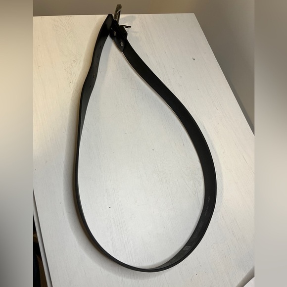 LEVI STRAUSS Genuine Leather Casual Belt Black Size 40 - Picture 8 of 8